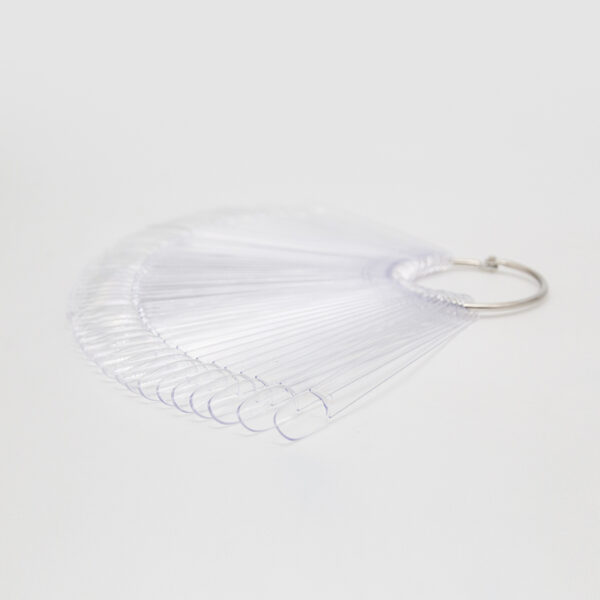 Espositore a Ventaglio con Anello – Clear