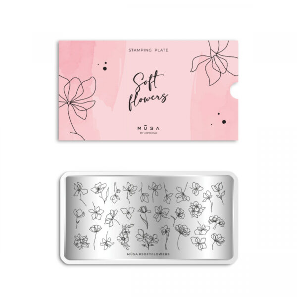 Kit Stamping Soft Flowers