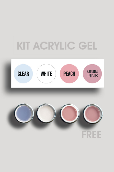 Kit Acrylic Gel 01 02 03 04