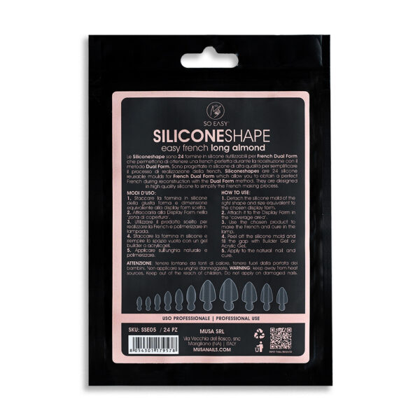 silicone shape easy french long almond