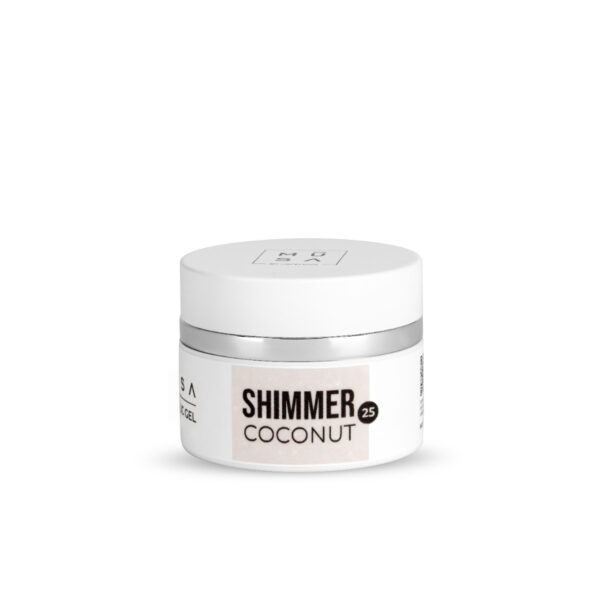 acrylic gel shimmer coconut 25 – 15ml