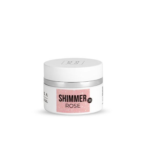 acrylic gel shimmer rose 32- 15ml