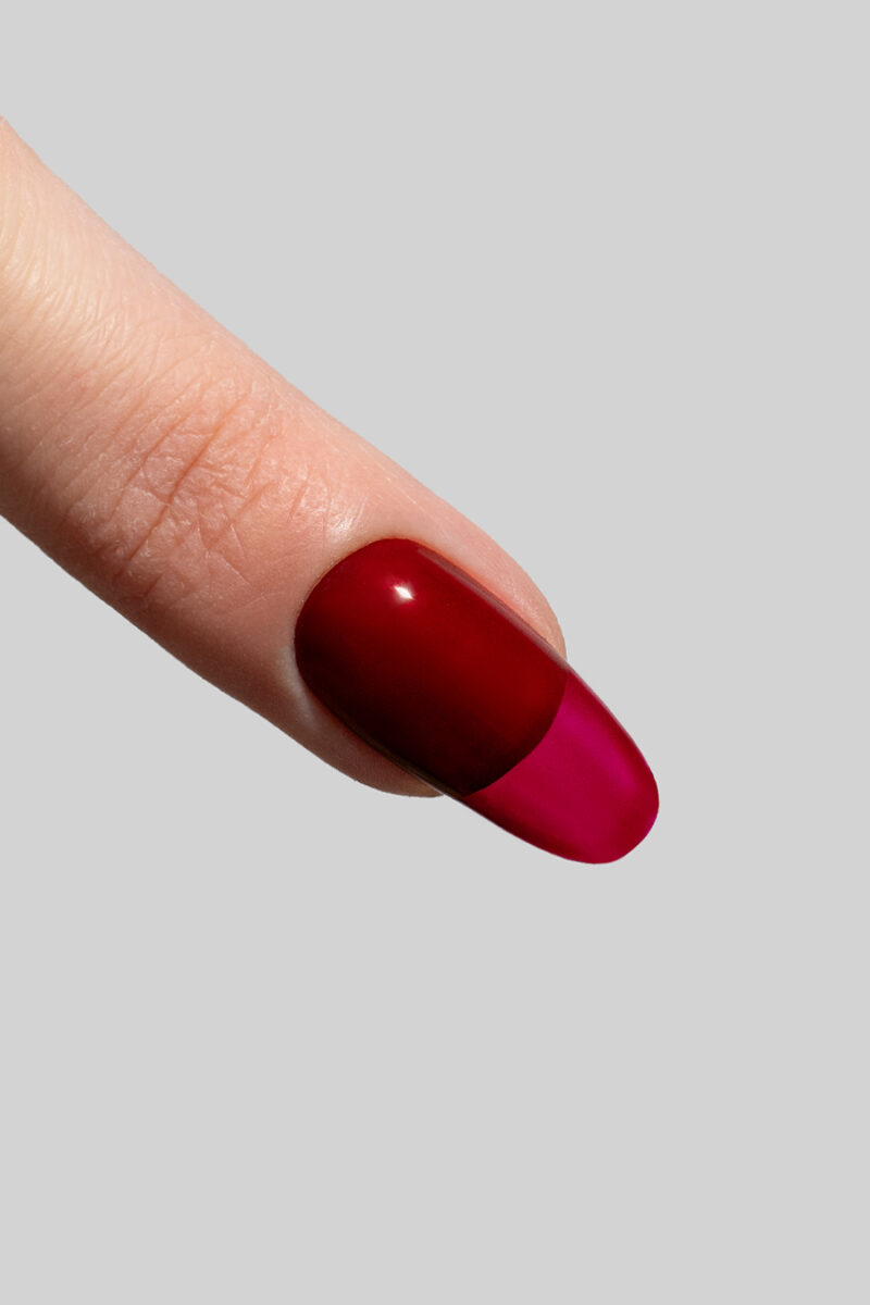 Gel Polish Glass Burgundy - immagine 2